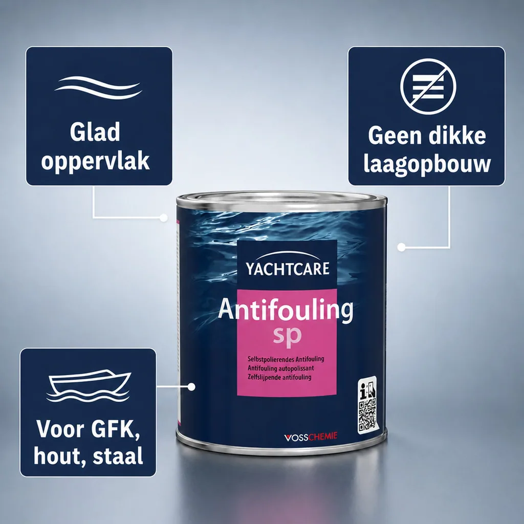 Antifouling boot, 750 ml, off-white grijs-wit, boot antifouling