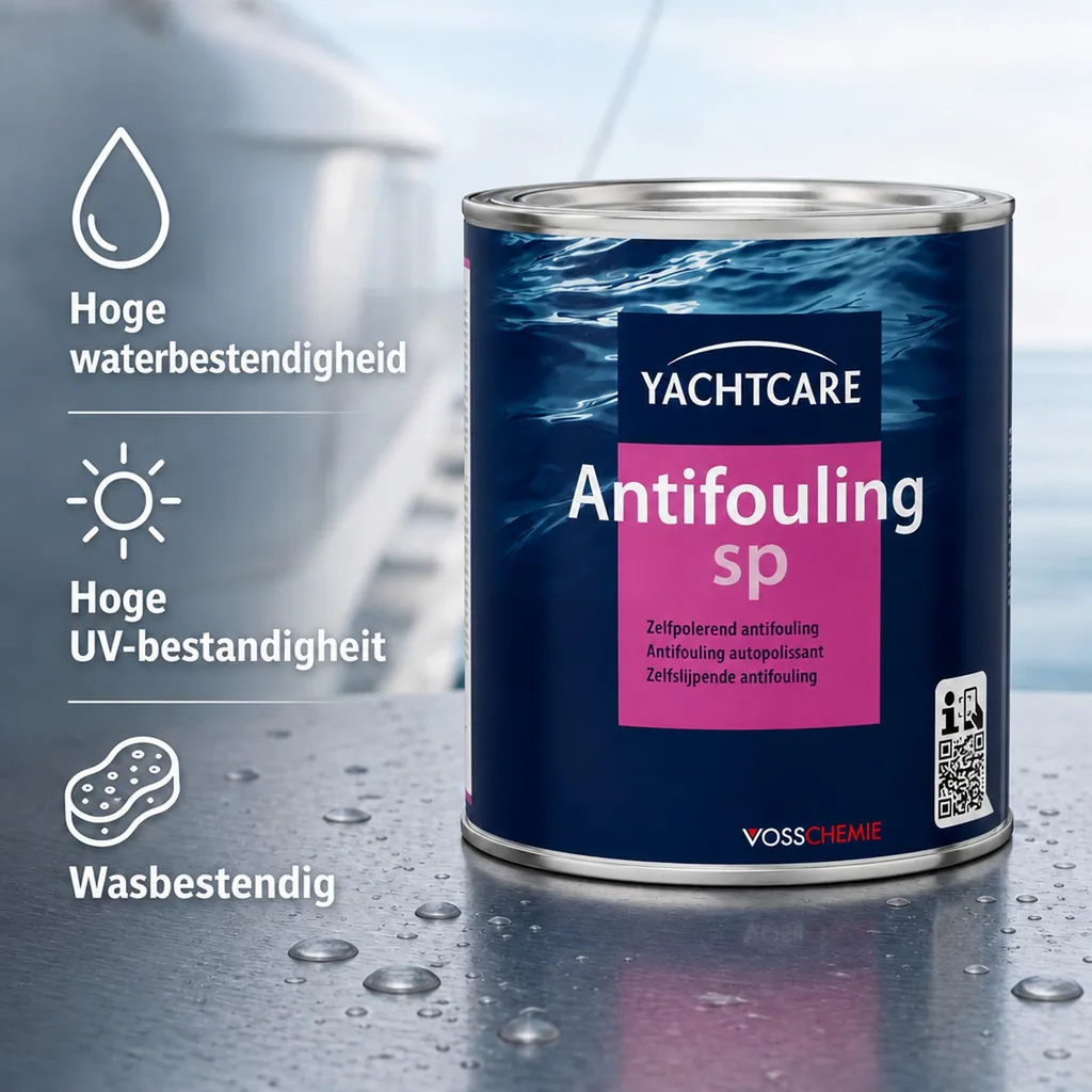 Antifouling boot, 750 ml, off-white grijs-wit, boot antifouling