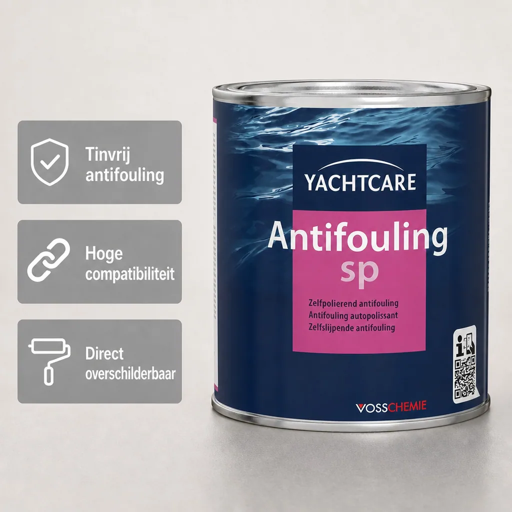 Antifouling boot, 750 ml, off-white grijs-wit, boot antifouling