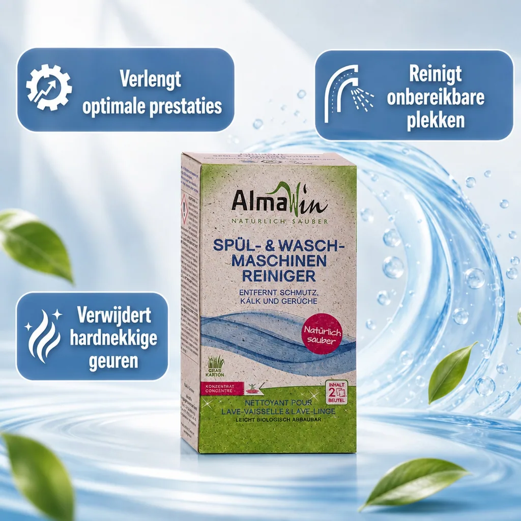 Vaatwasser reiniger, Wasmachine reiniger, Vaatwasser ontkalker, 200 g concentraat