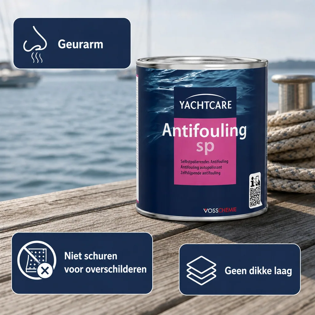 Antifouling boot, Antifouling zwarte boot, 750 ml, zwart