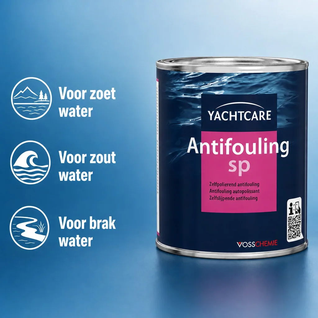 Antifouling boot, Antifouling zwarte boot, 750 ml, zwart