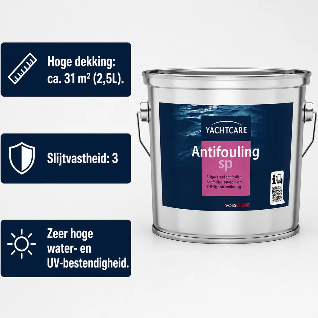Antifouling, 2,5 Liter, zwart, boot antifouling