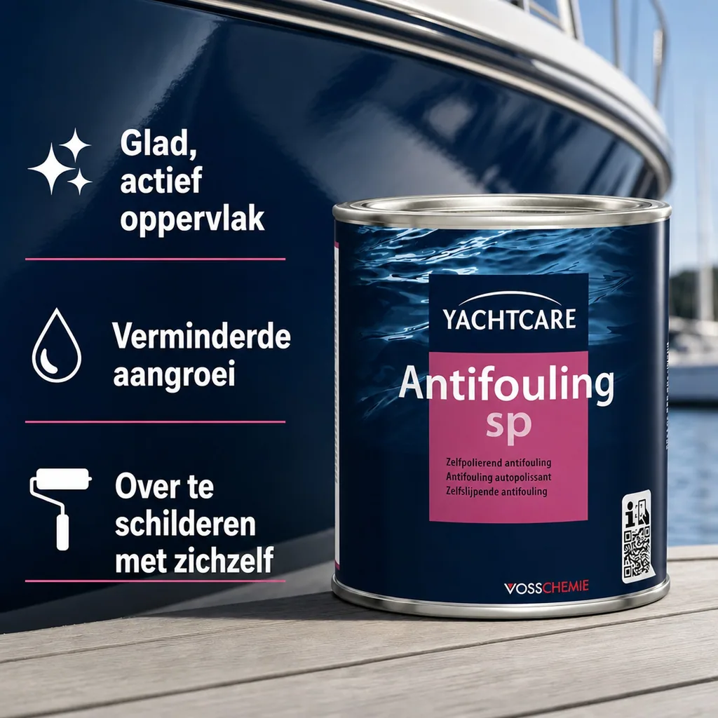 Antifouling blauw 750 ml, antifouling boot, onderwaterverf boot