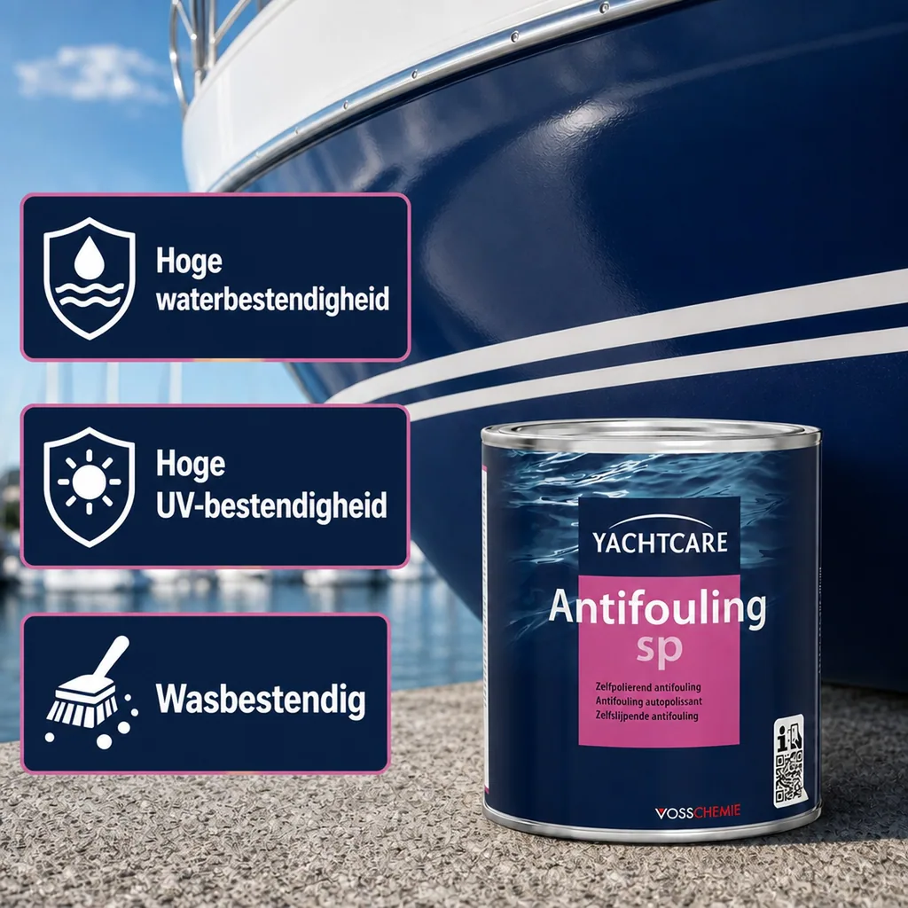 Antifouling blauw 750 ml, antifouling boot, onderwaterverf boot