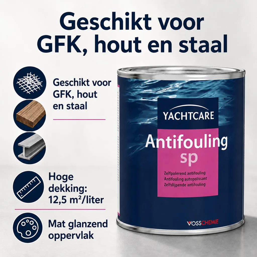 Antifouling, 750 ml, rode antifouling, boot antifouling