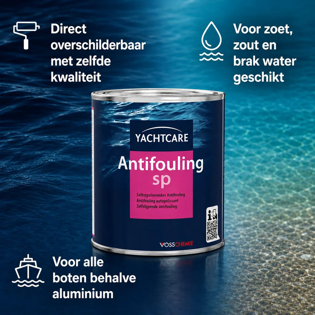 Antifouling, 750 ml, rode antifouling, boot antifouling
