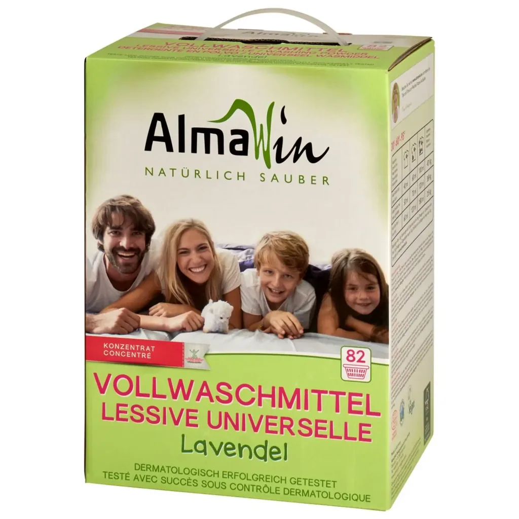 Wasmiddel 4,6 kg, 82 wasbeurten, waspoeder, ecologisch wasmiddel