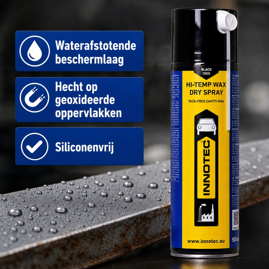 Hittebestendige was, droge smeermiddel spray, 500 ml, zwarte was spray