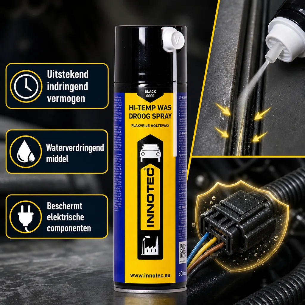 Hittebestendige was, droge smeermiddel spray, 500 ml, zwarte was spray