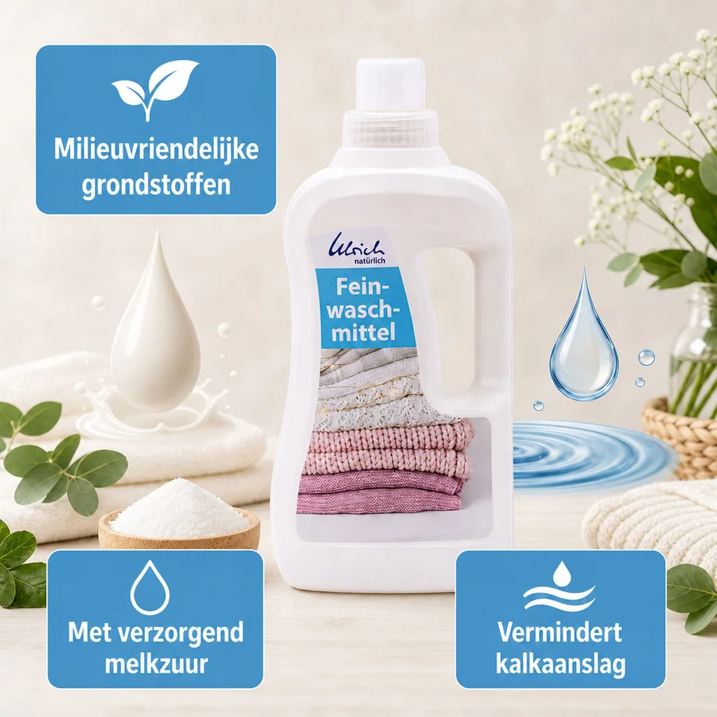 Fijnwasmiddel 1 Liter, Natuurlijk wasmiddel, Vegan wasmiddel