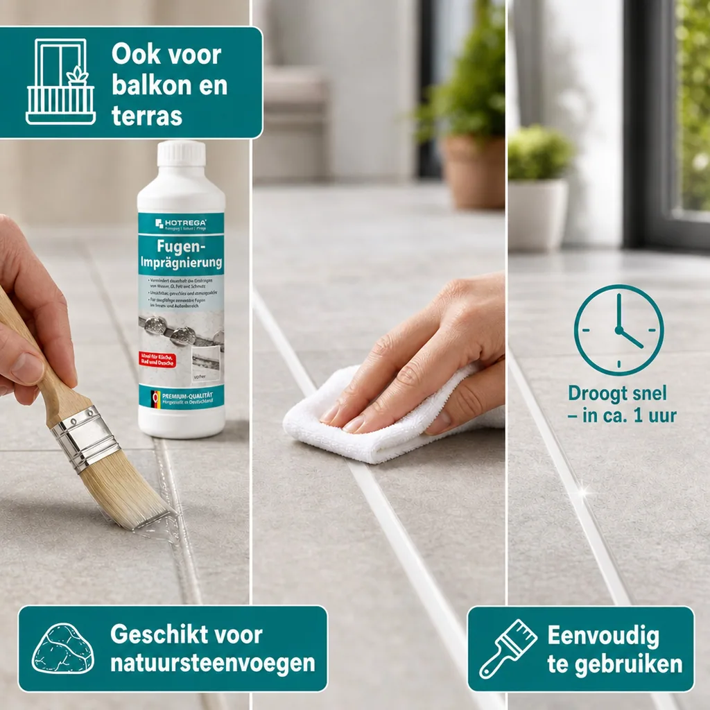 Voegimpregneermiddel 500 ml, voegen impregneren, voeg bescherming