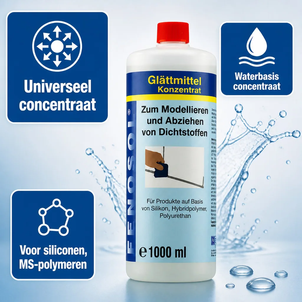 Dichtingsmiddel gladmakend, 1000 ml concentraat, modeleren dichtingsmiddel