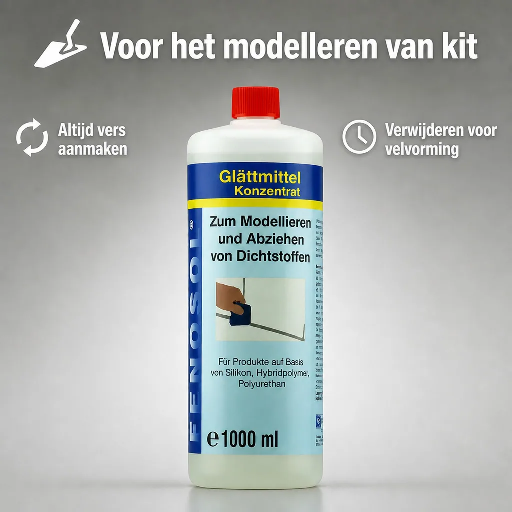 Dichtingsmiddel gladmakend, 1000 ml concentraat, modeleren dichtingsmiddel