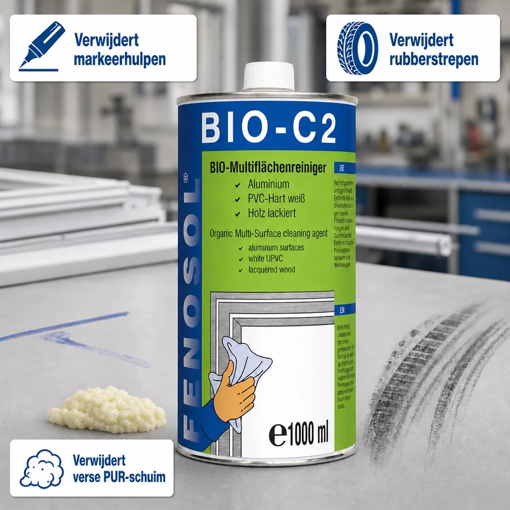 Multifunctionele Reiniger, Allesreiniger, 1 Liter, FENOPLAST Fenosol BIO-C2, Oppervlaktereiniger
