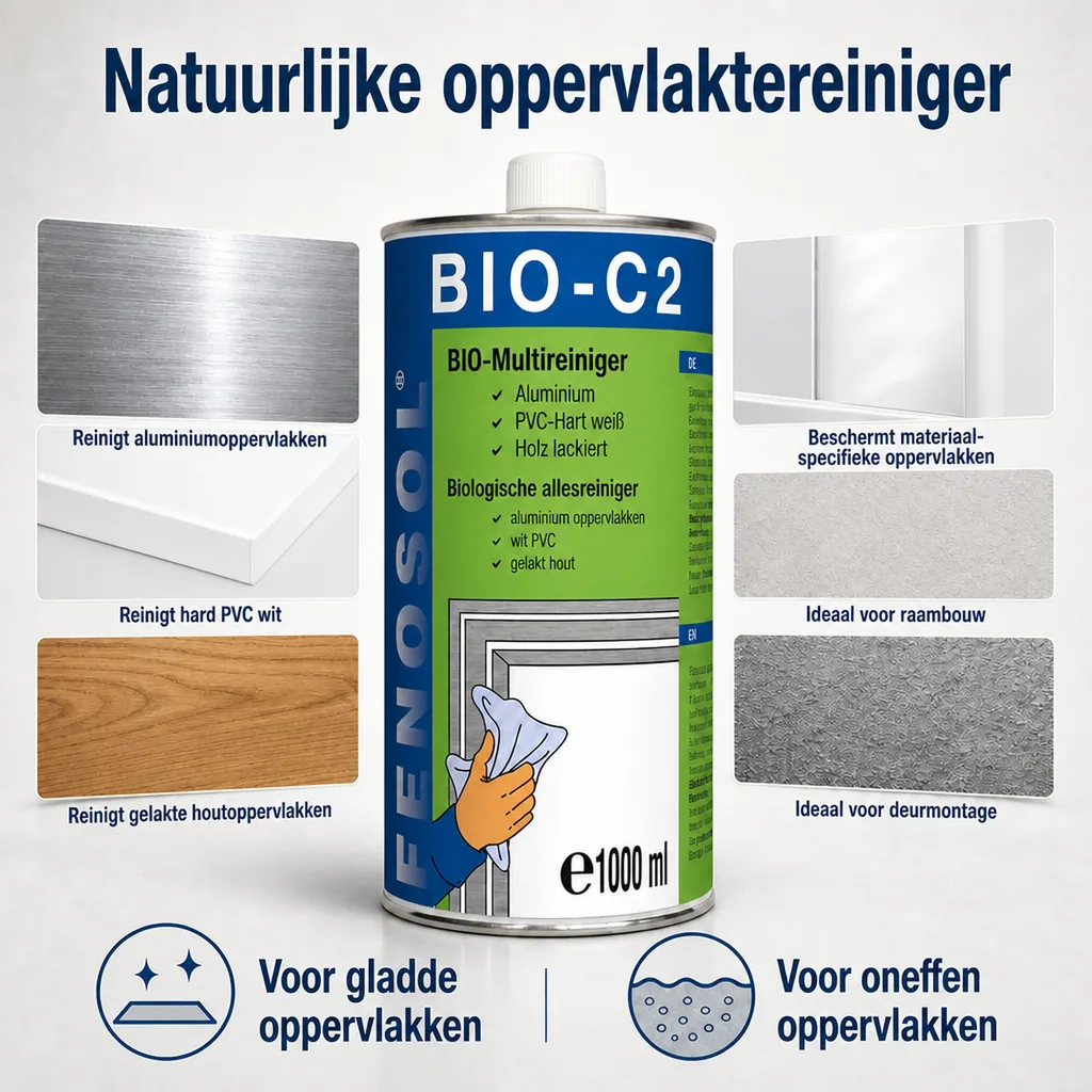 Multifunctionele Reiniger, Allesreiniger, 1 Liter, FENOPLAST Fenosol BIO-C2, Oppervlaktereiniger
