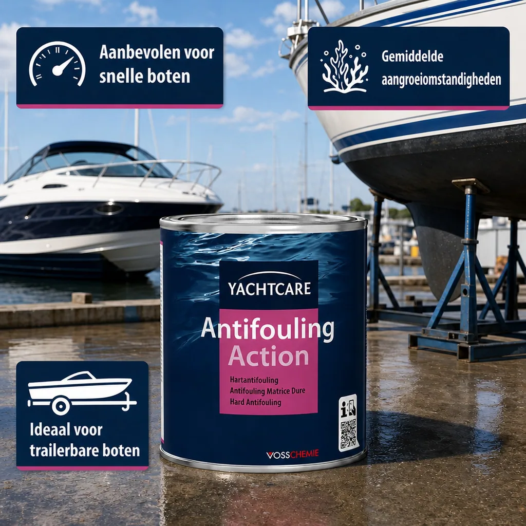 Antifouling 750ml, Harde antifouling, rode onderwaterverf boot