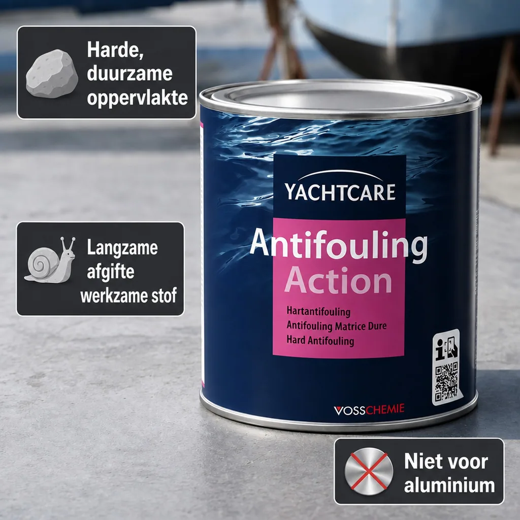 Antifouling 750ml, Harde antifouling, rode onderwaterverf boot