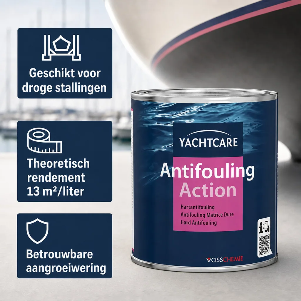 Antifouling 750ml, Harde antifouling, rode onderwaterverf boot