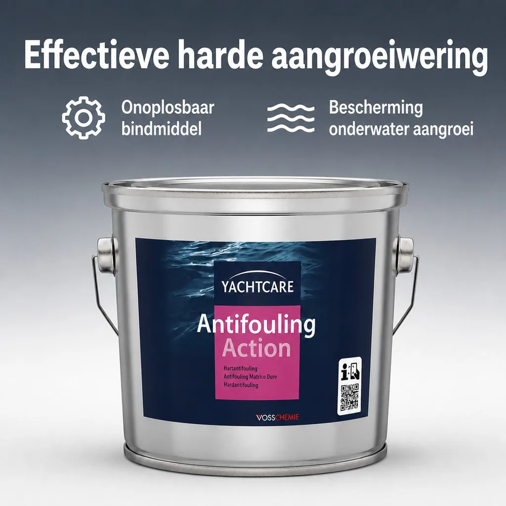 Antifouling 2,5 Liter, harde antifouling, grijs-wit