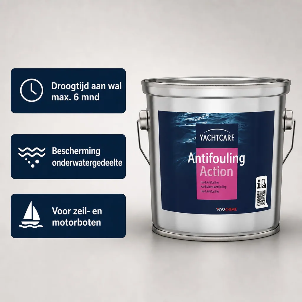 Antifouling 2,5 Liter, blauw, harde antifouling, boot antifouling