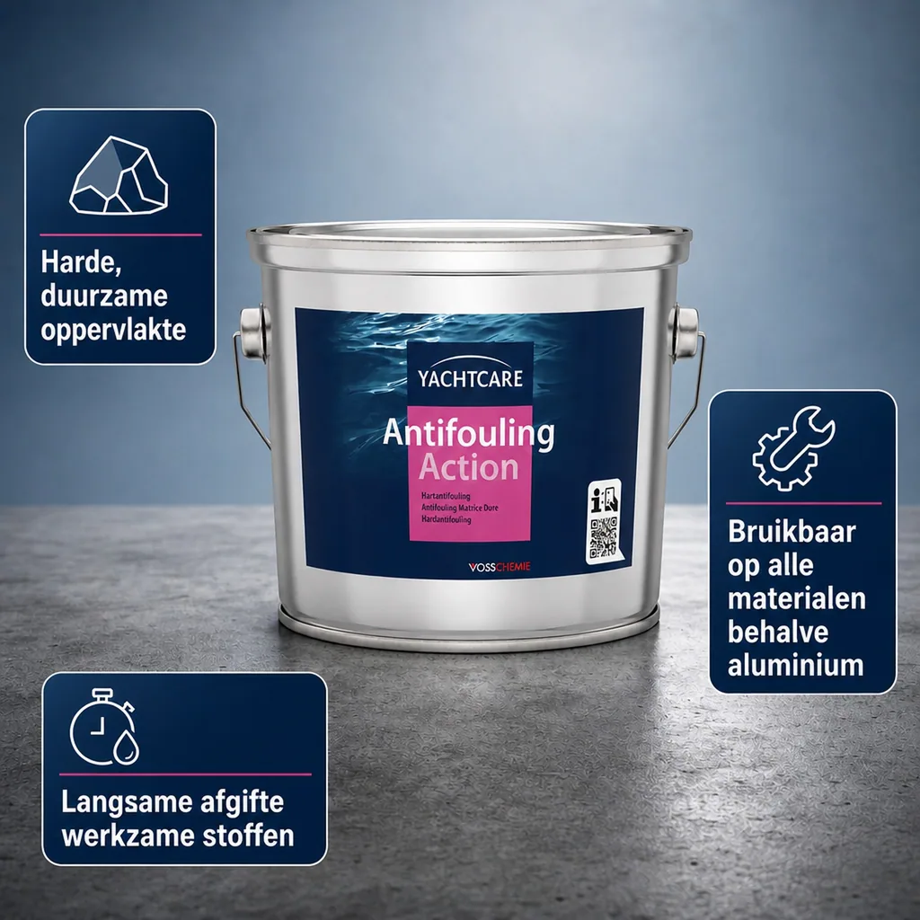 Antifouling 2,5 Liter, blauw, harde antifouling, boot antifouling