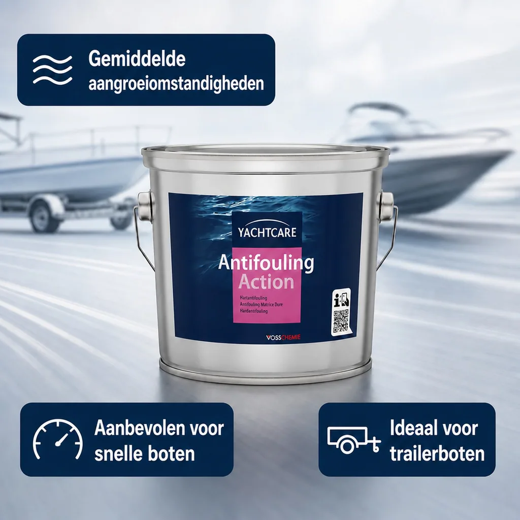Antifouling 2,5 Liter, blauw, harde antifouling, boot antifouling