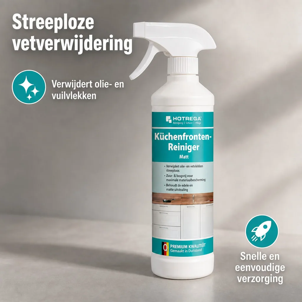Keukenfronten reiniger mat 500 ml, reiniger matte keukens