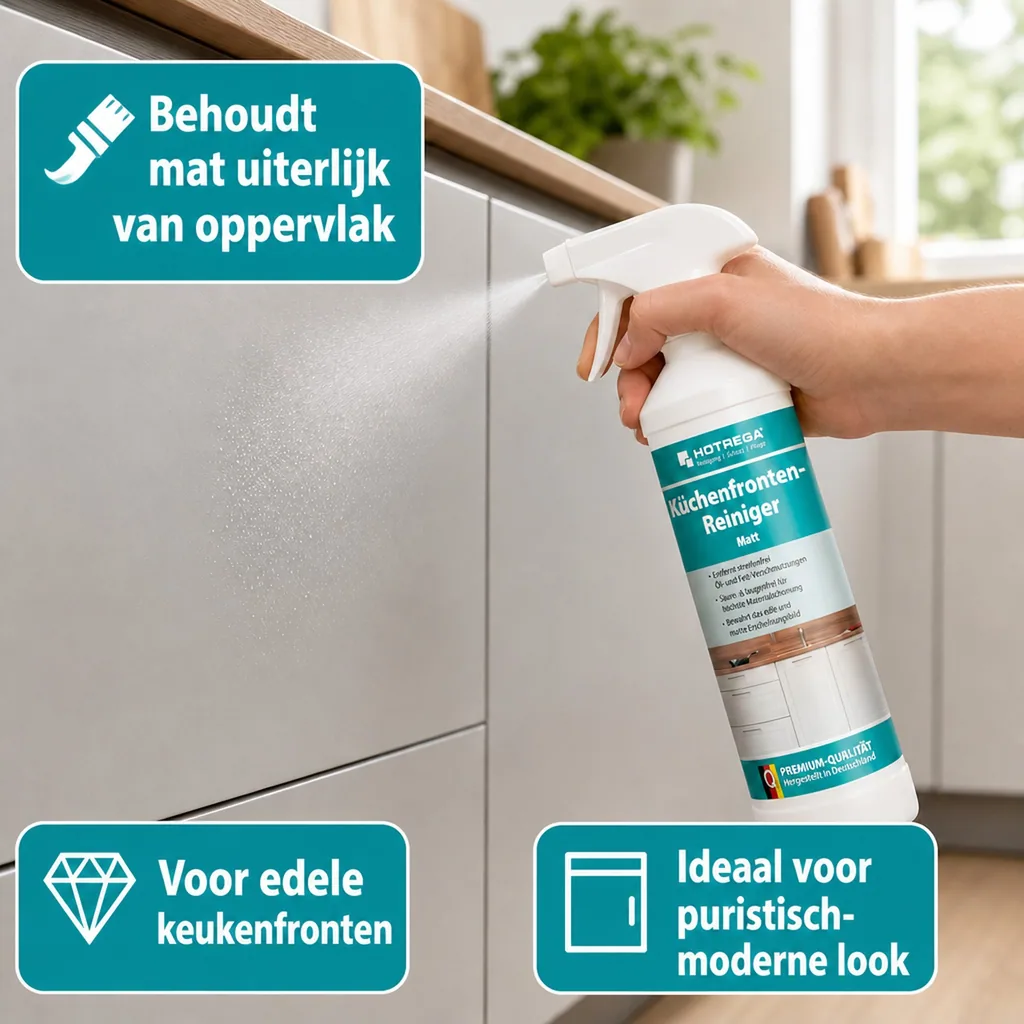 Keukenfronten reiniger mat 500 ml, reiniger matte keukens