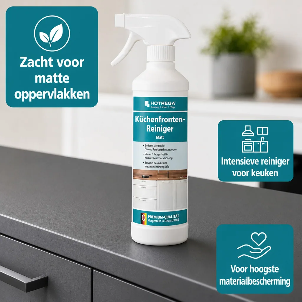 Keukenfronten reiniger mat 500 ml, reiniger matte keukens