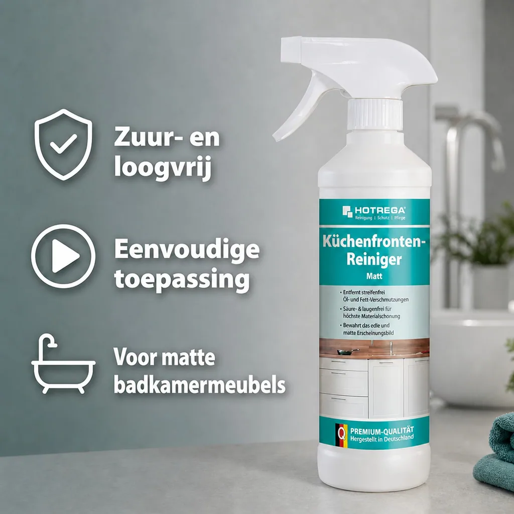 Keukenfronten reiniger mat 500 ml, reiniger matte keukens