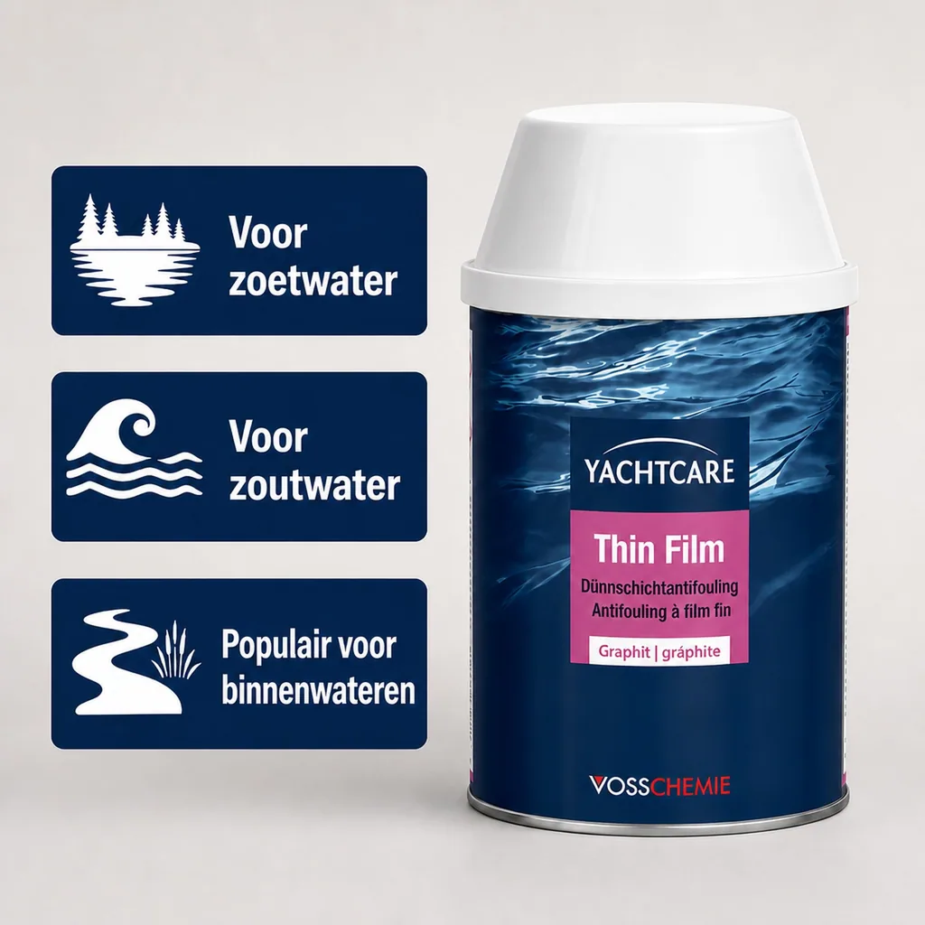 Antifouling verf, dunne film antifouling 750 ml grafiet