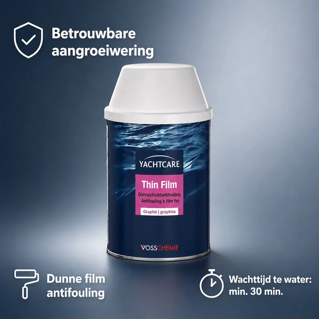 Antifouling verf, dunne film antifouling 750 ml grafiet