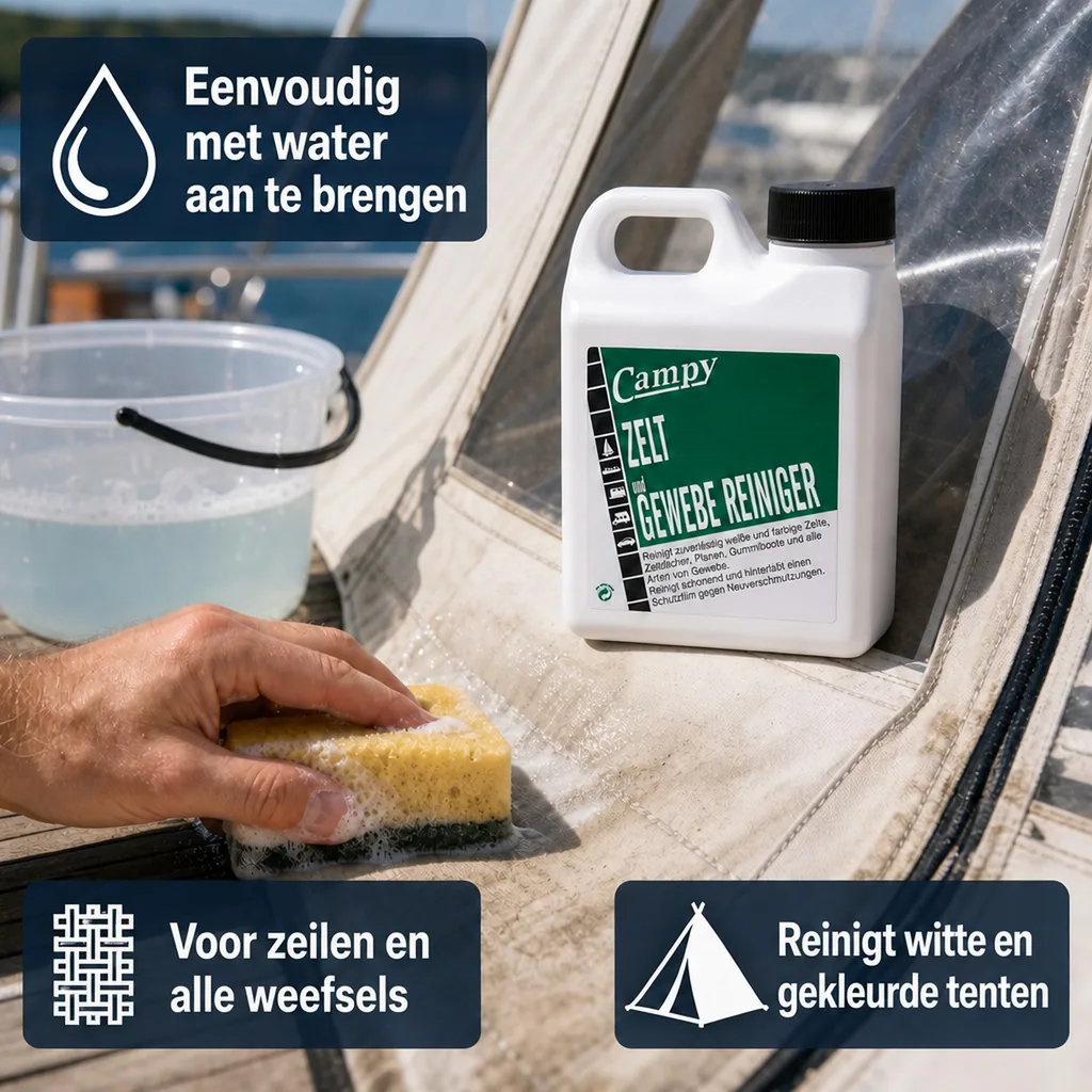 Tent reiniger 1 Liter, Doek reiniger, Textiel reiniger, Gewebereiniger