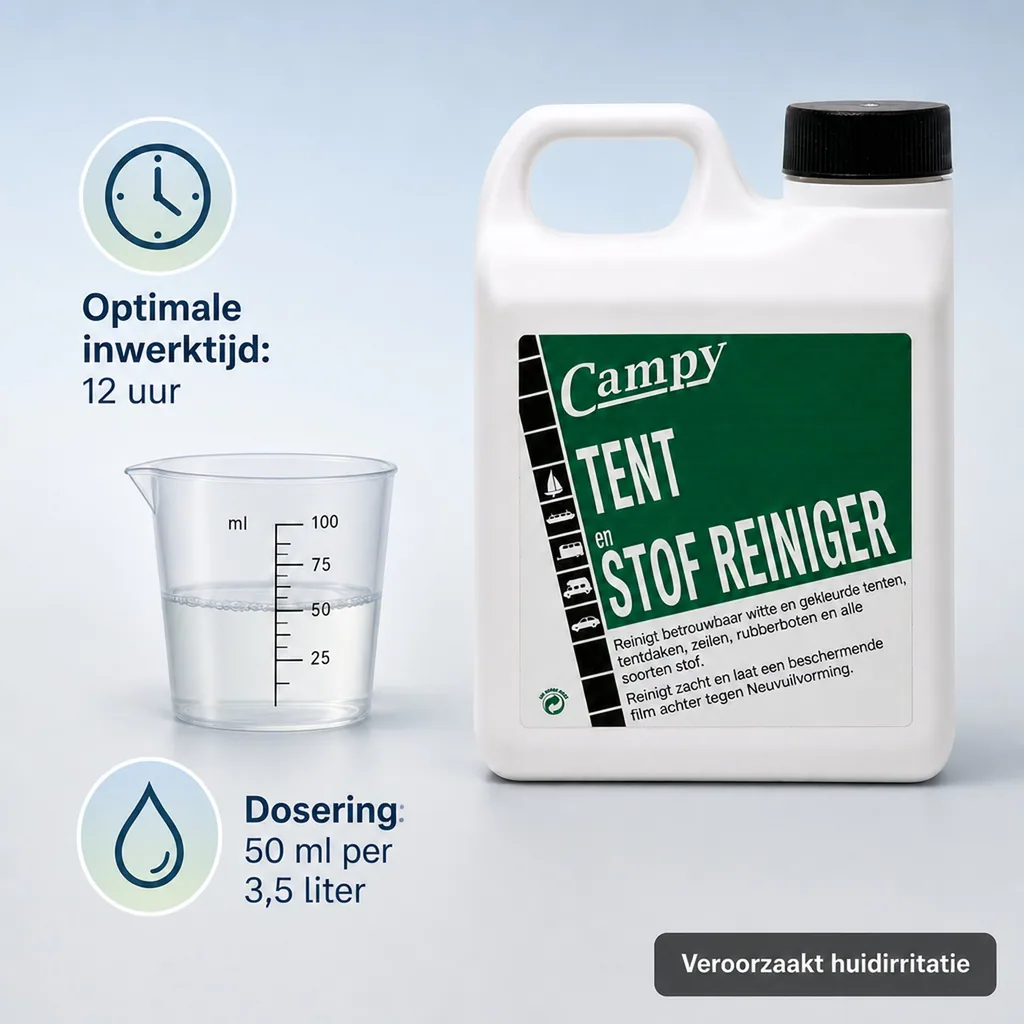 Tent reiniger 1 Liter, Doek reiniger, Textiel reiniger, Gewebereiniger