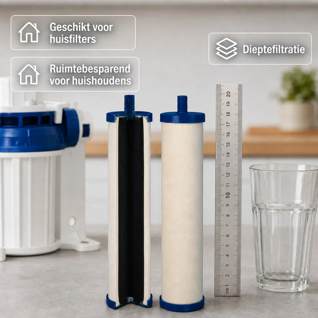 Waterfilter keramisch, Keramisch waterfilterelement Superdyn, Waterfilter element
