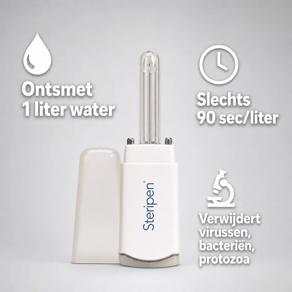 Waterzuivering, UV waterzuivering, draagbare waterfilter