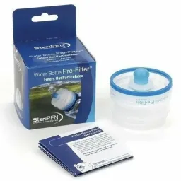 Waterfilter fles, 40 micron voorfilter, drinkfles filter, voor weithalsflessen