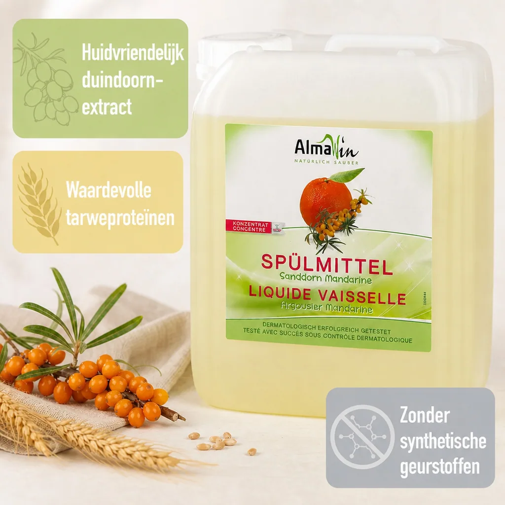 Afwasmiddel 5 liter, Natuurlijk afwasmiddel, Afwaszeep