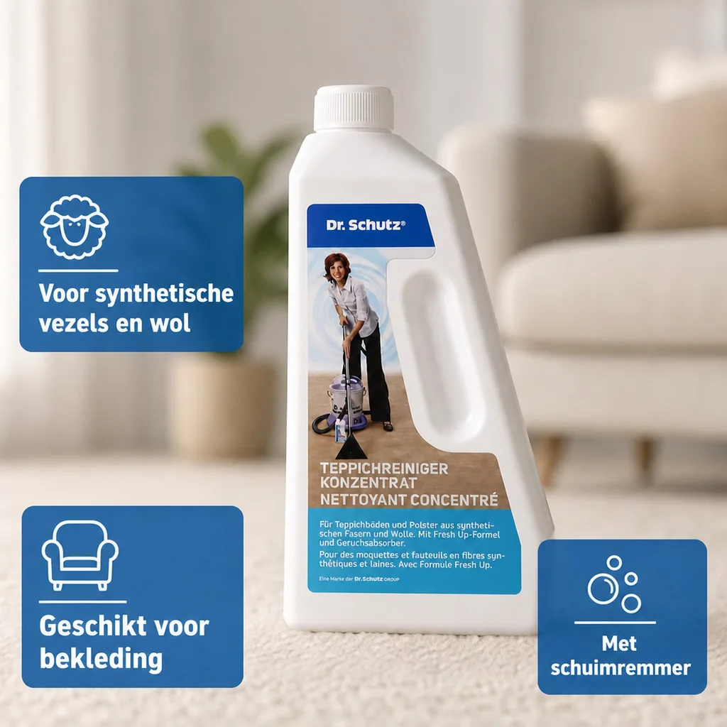Tapijtreiniger concentraat 750ml, reiniger tapijt, voor ca. 50 m²
