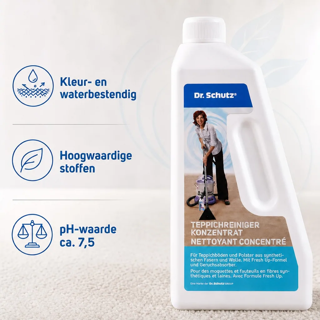 Tapijtreiniger concentraat 750ml, reiniger tapijt, voor ca. 50 m²
