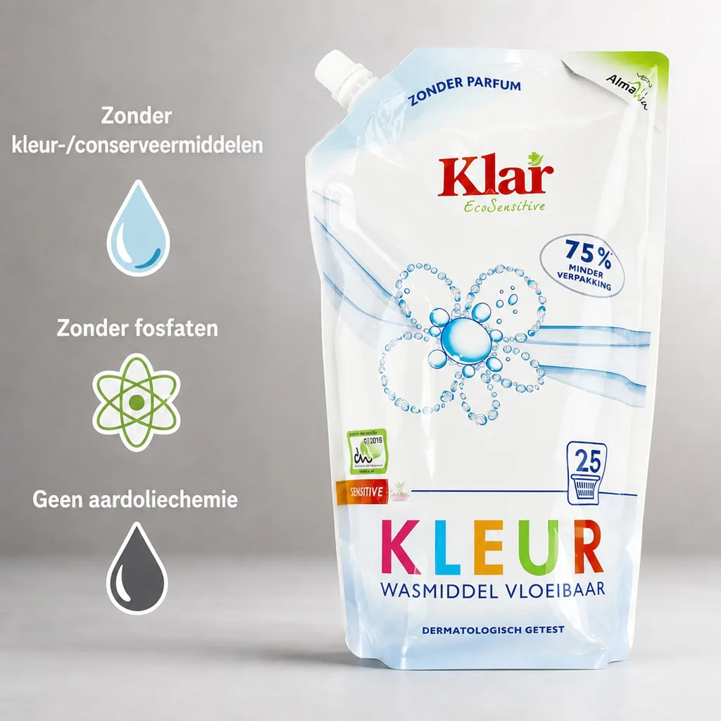 Wasmiddel kleur, vloeibaar, 1,5 liter eco pack