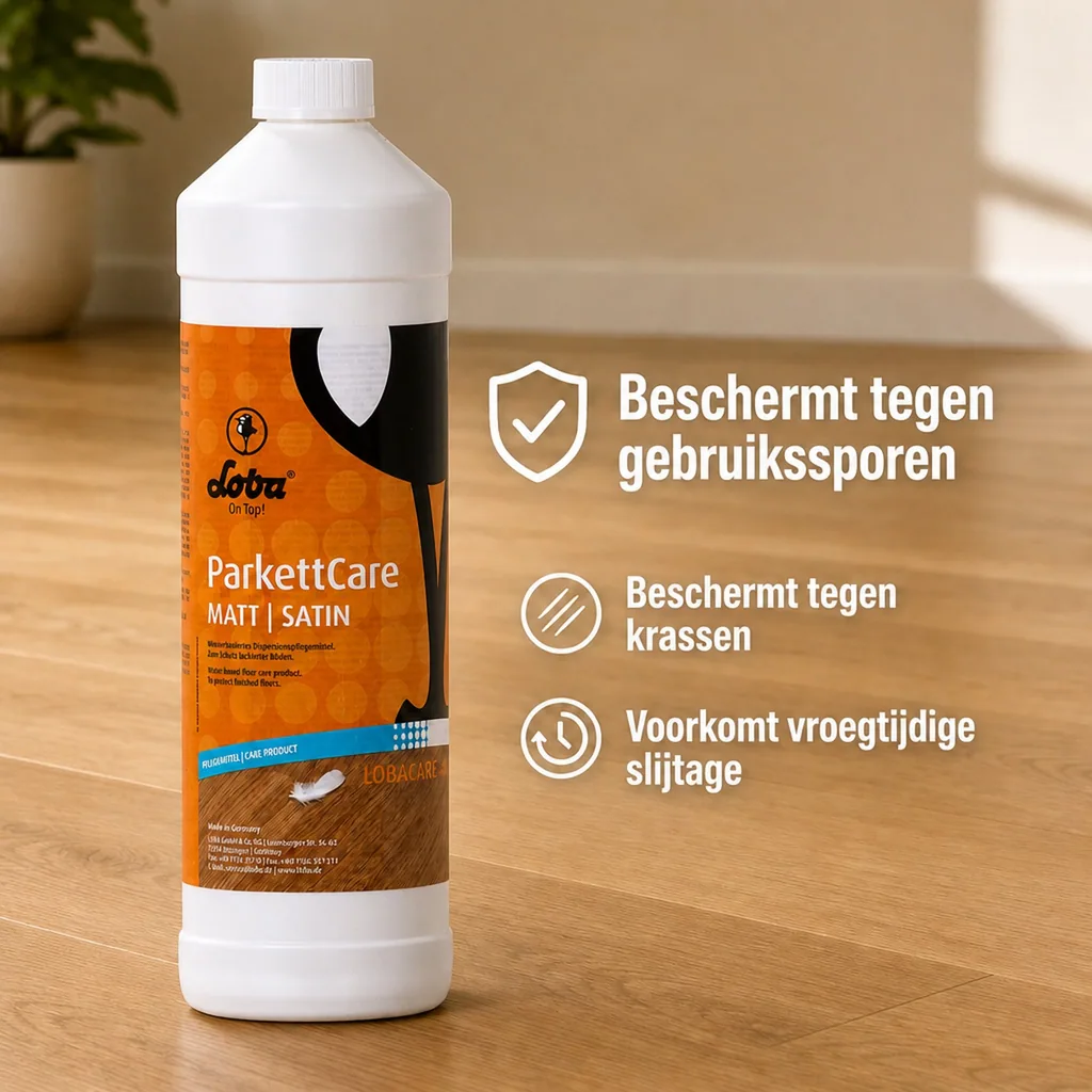 Parket onderhoud, Matte parket onderhoud, Parket care, 1 Liter