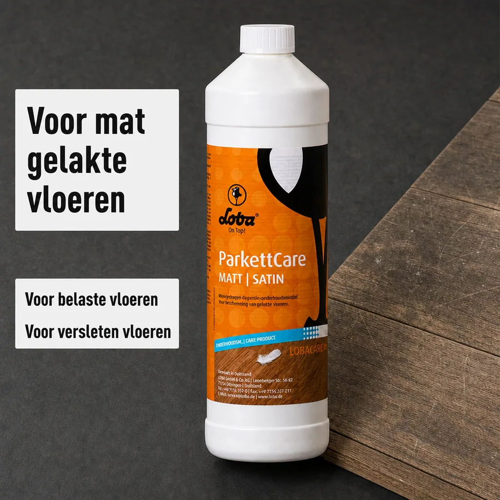 Parket onderhoud, Matte parket onderhoud, Parket care, 1 Liter