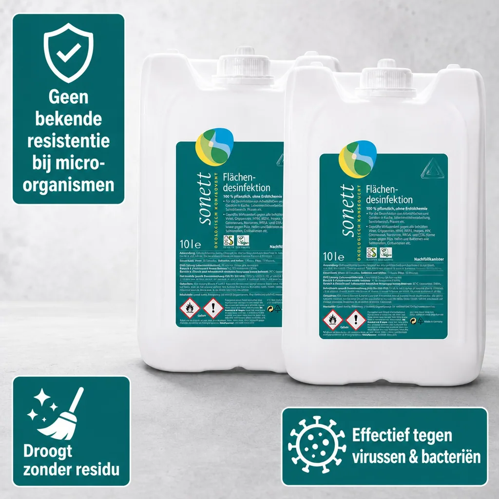 Desinfectiemiddel oppervlakken 2 x 10 liter, oppervlakte desinfectie, vlakken desinfectie