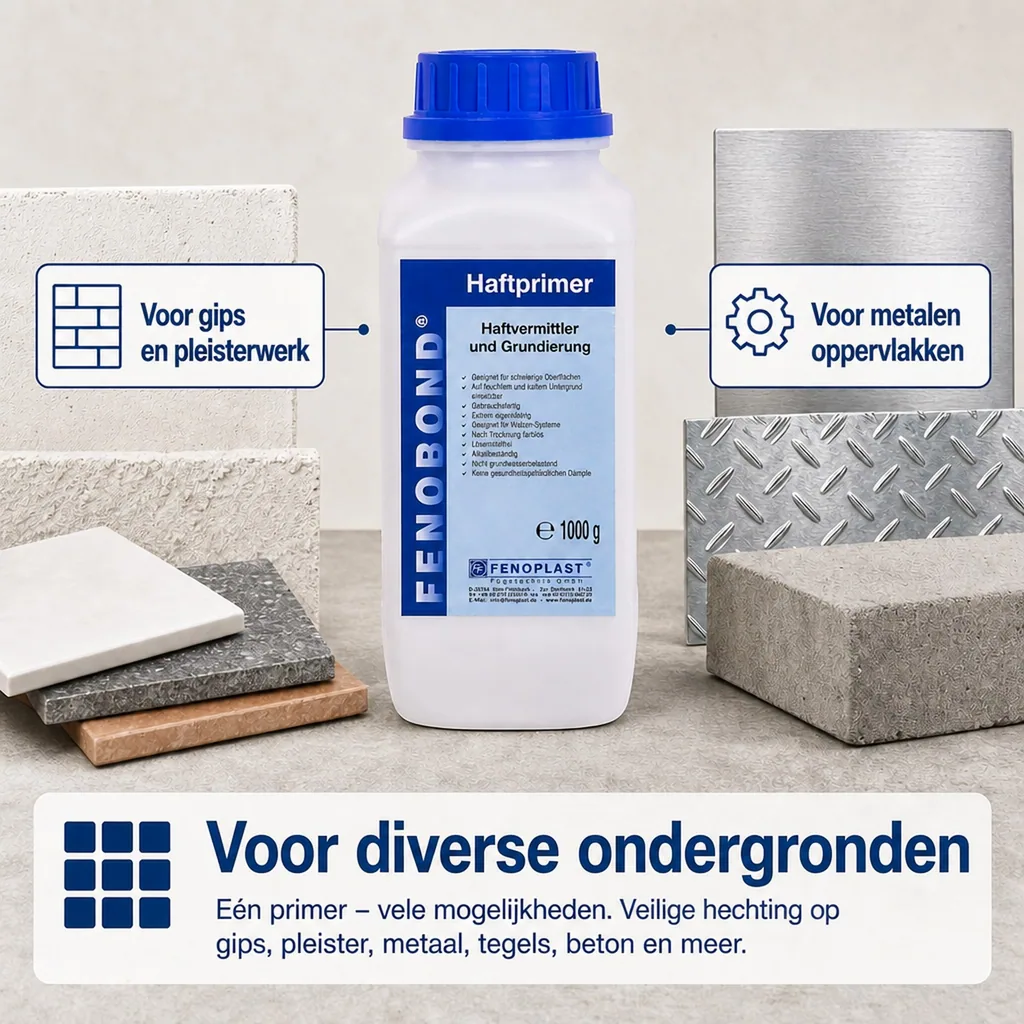 Primer, hechtprimer, kunststof primer, 1000 g PE-Flasche