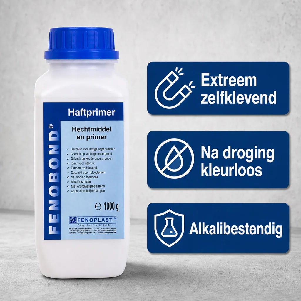 Primer, hechtprimer, kunststof primer, 1000 g PE-Flasche