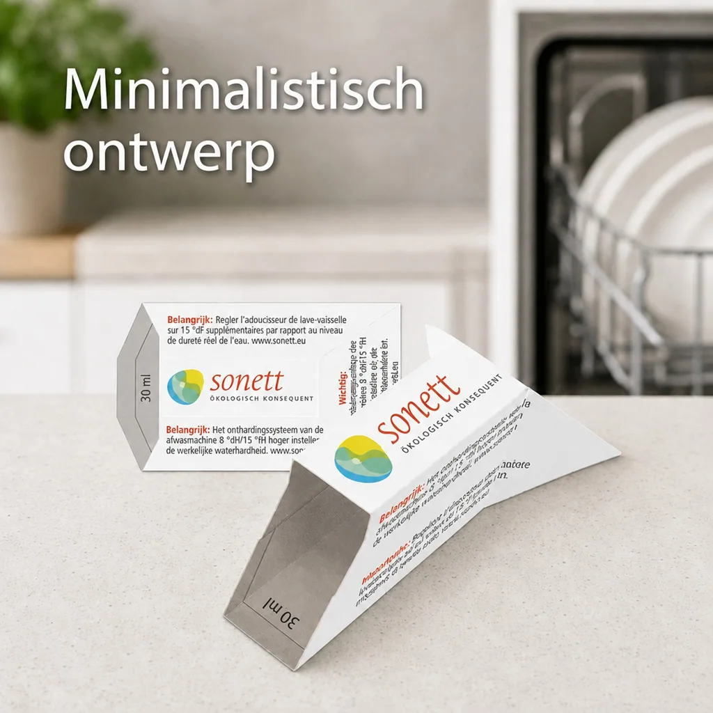 Vaatwasmachine doseerder, doseerder vaatwasser, wit, 1 Stck papieren vaatwasser doseerbol