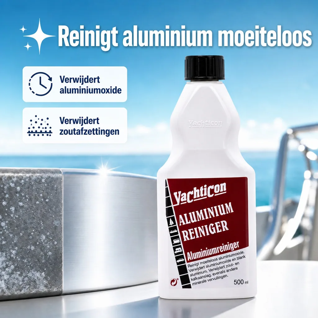 Aluminium Reiniger 500ml, aluminium schoonmaken, aluminium poetsen