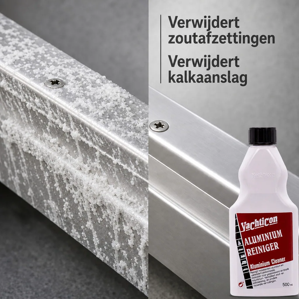 Aluminium Reiniger 500ml, aluminium schoonmaken, aluminium poetsen